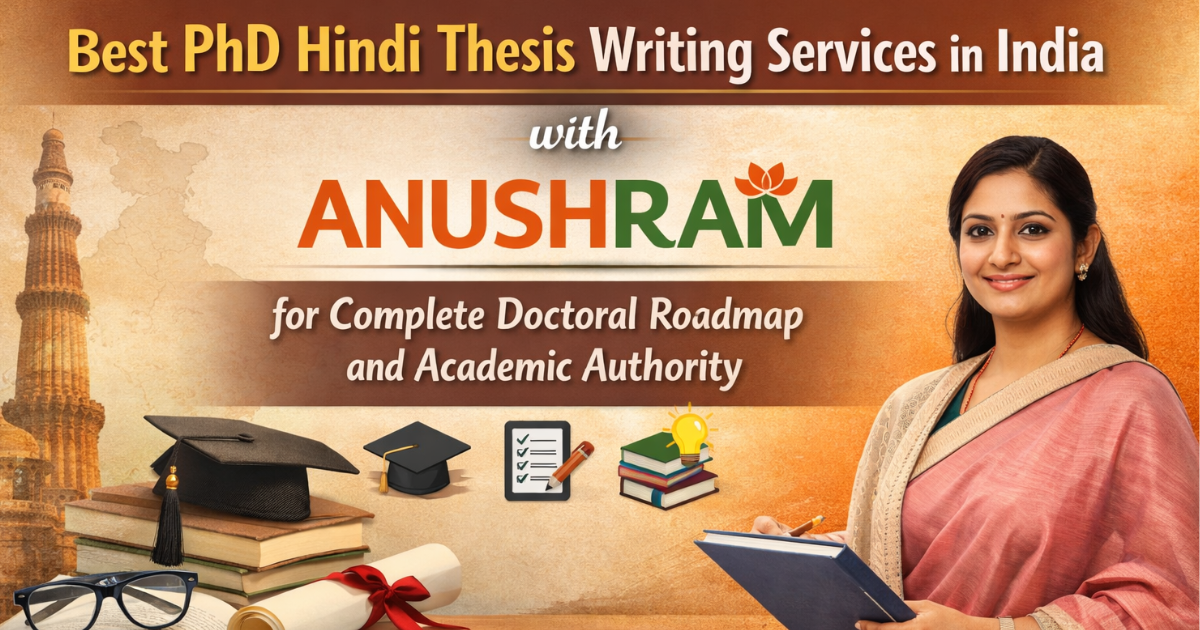 Best PhD Hindi Thesis Writing Services in India with ANUSHRAM for ...