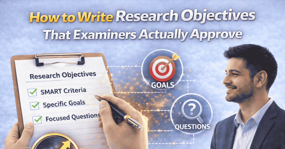 How to Write Research Objectives That Examiners Actually Approve