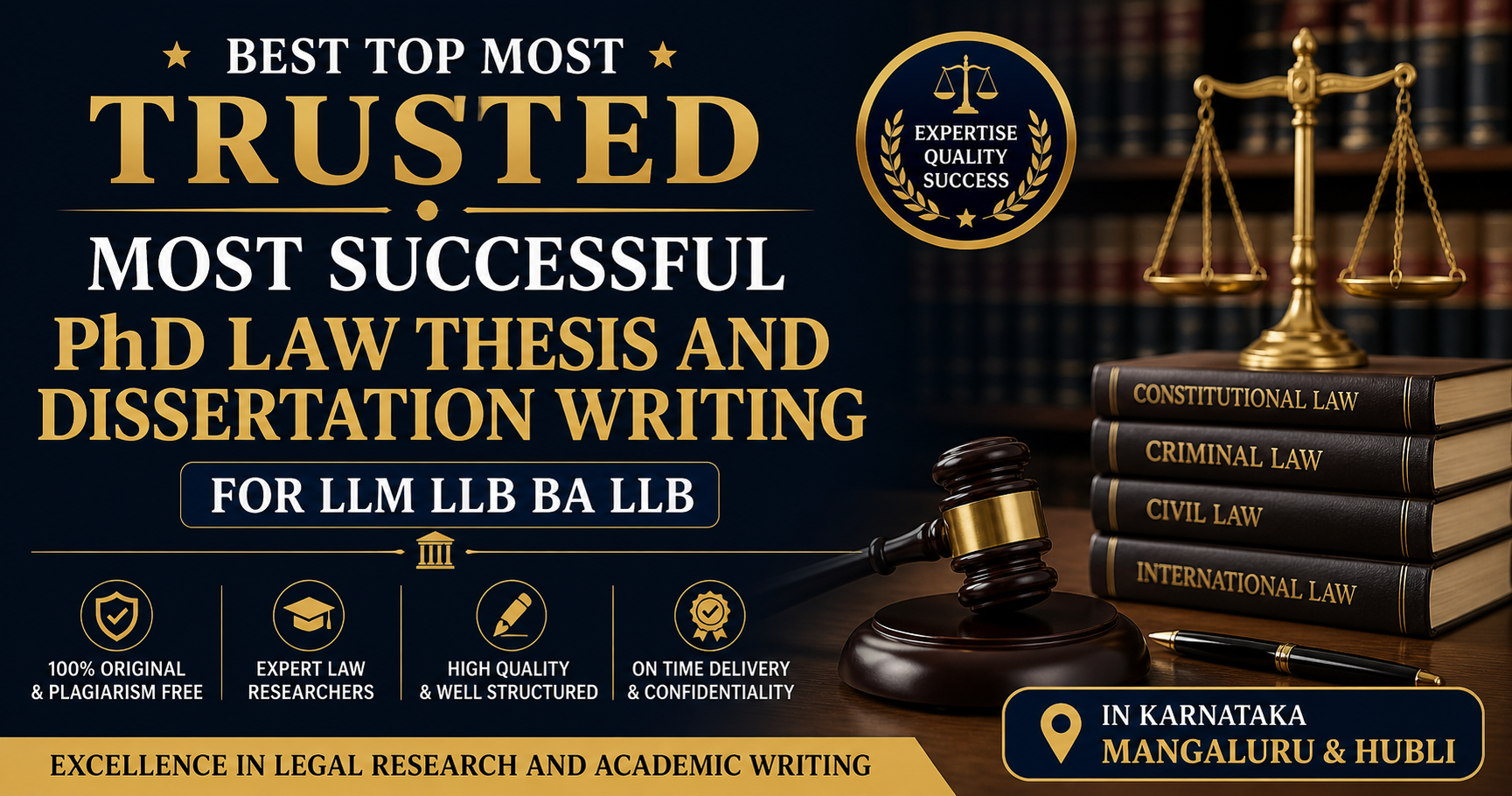 Best Top Most Trusted Most Successful PhD Law Thesis and Dissertation ...