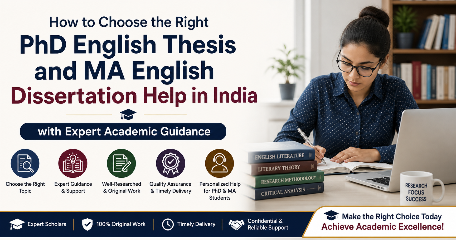 How to Choose the Right PhD English Thesis and MA English Dissertation ...