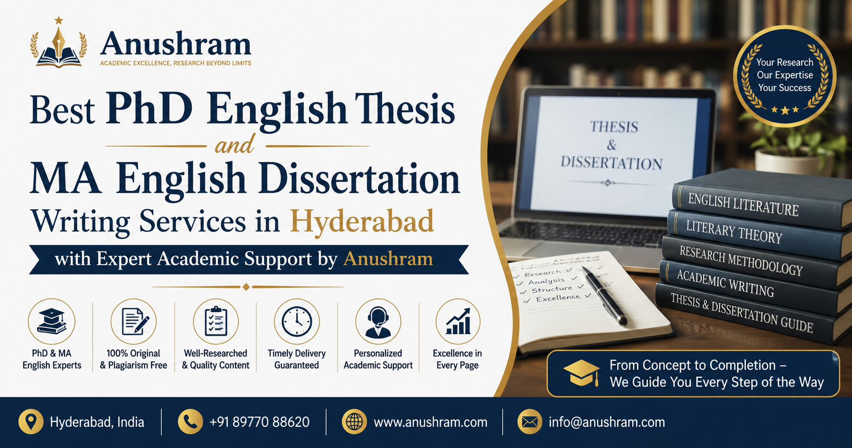 Best PhD English Thesis and MA English Dissertation Writing Services in ...