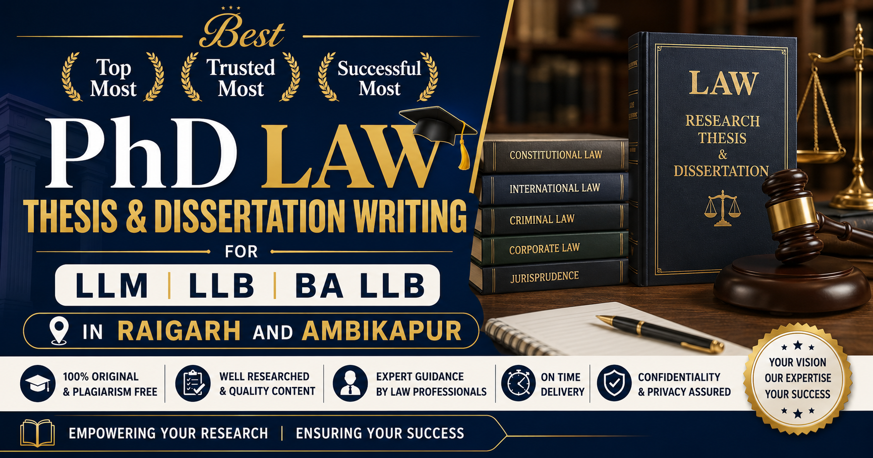 Best Top Most Trusted Most Successful PhD Law Thesis and Dissertation ...