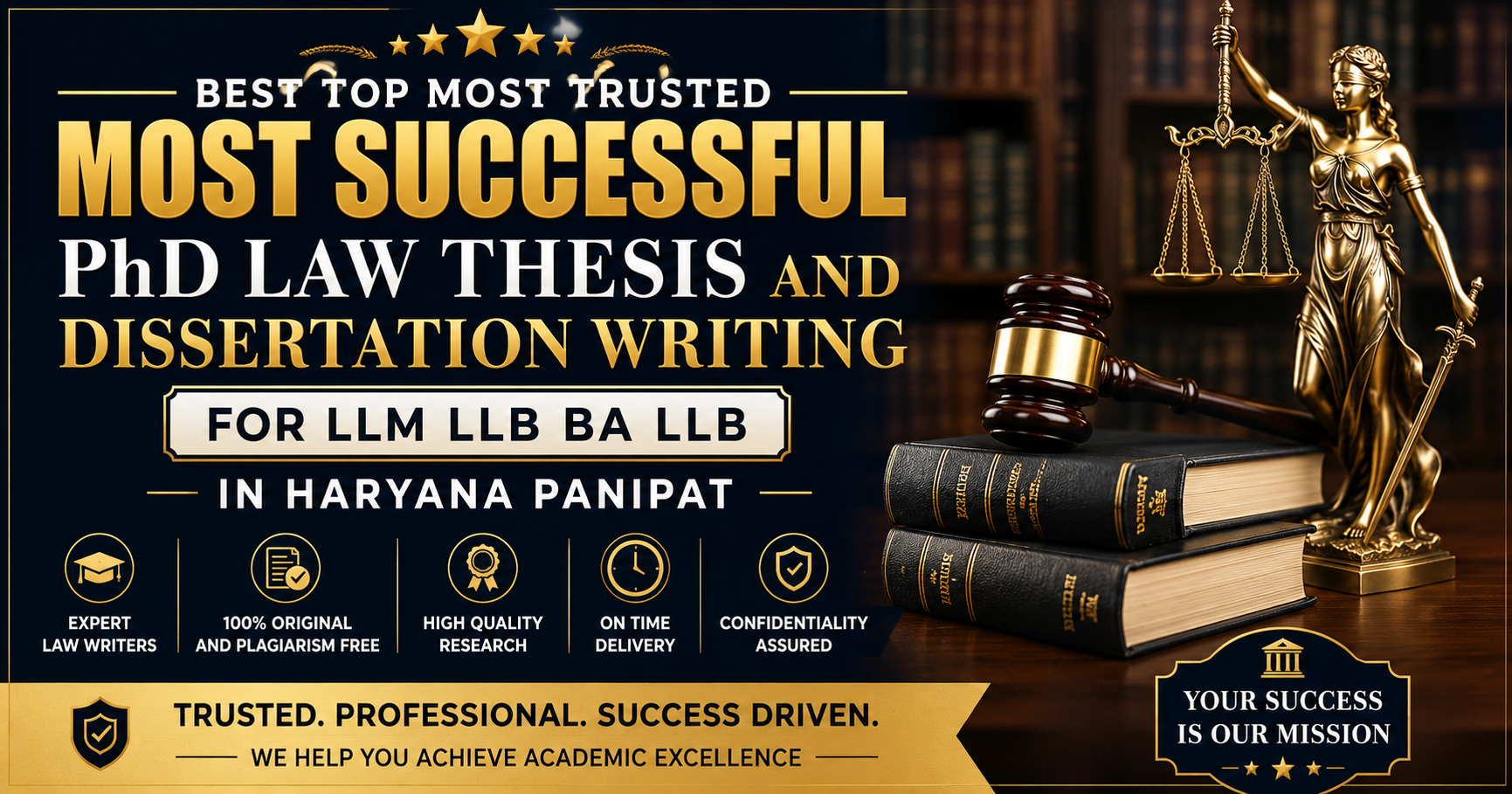 Best Top Most Trusted Most Successful PhD Law Thesis and Dissertation ...