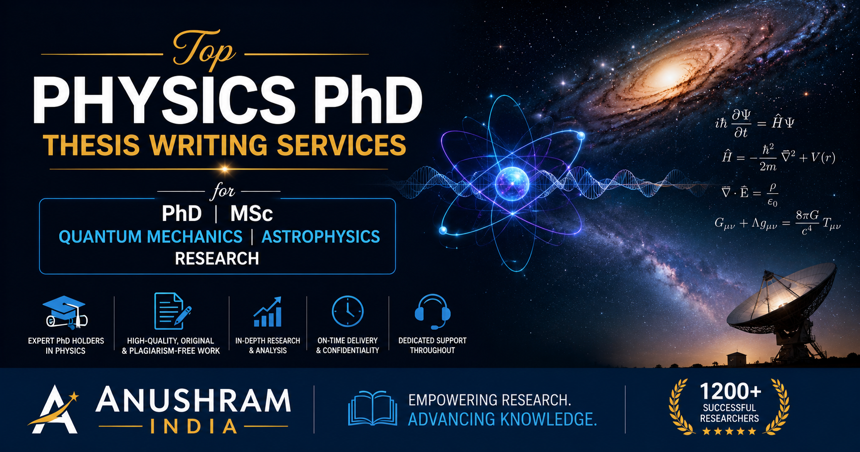 Top Physics PhD Thesis Writing Services for PhD MSc Quantum Mechanics ...