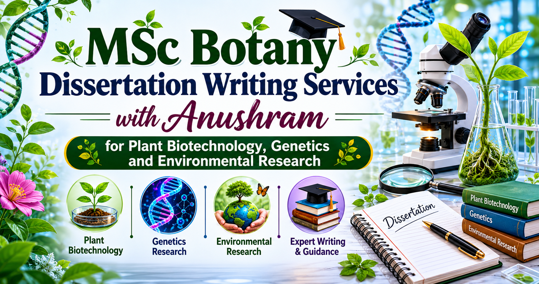 MSc Botany Dissertation Writing Services with Anushram for Plant ...