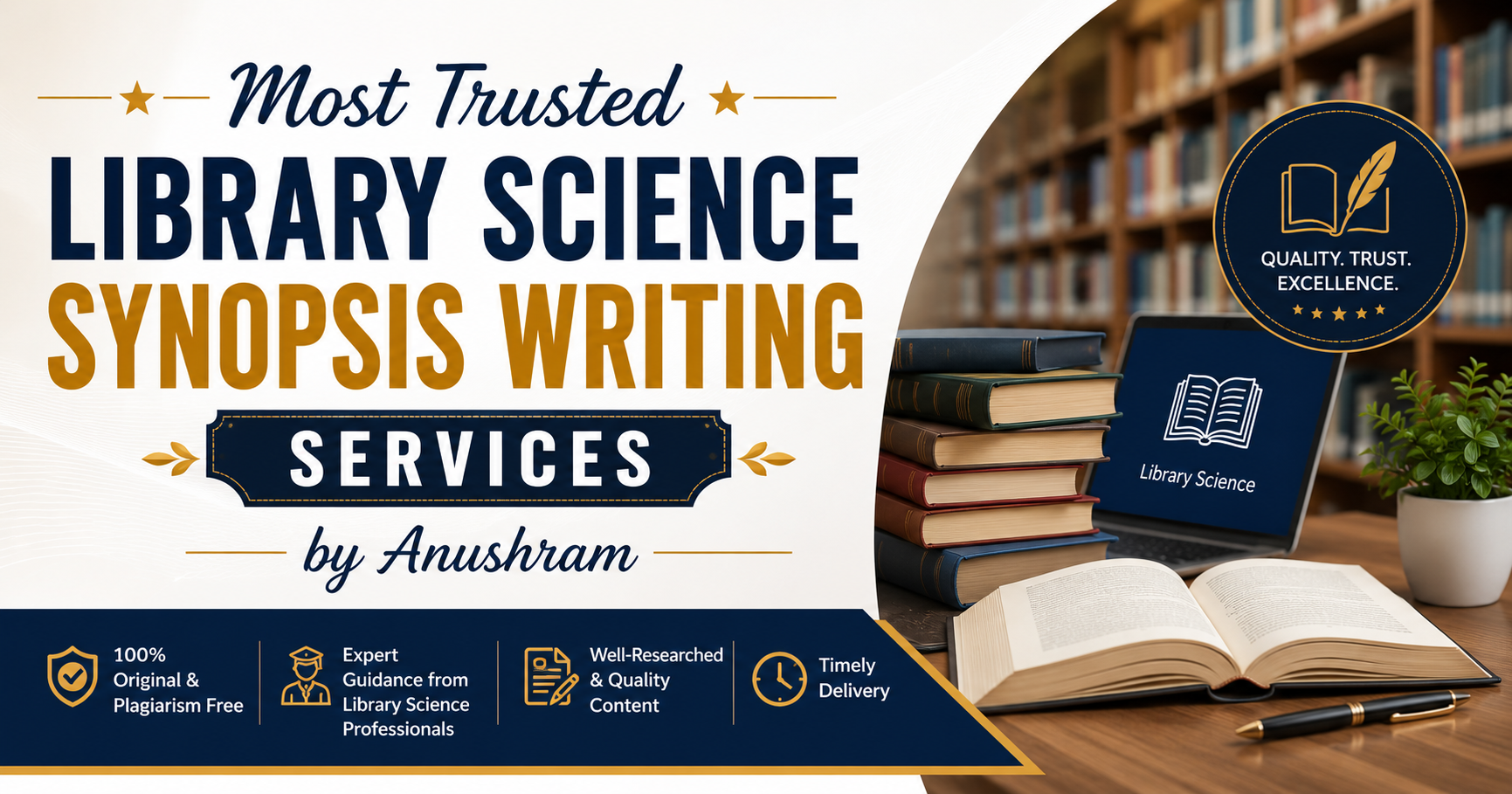Most Trusted Library Science Synopsis Writing Services by Anushram