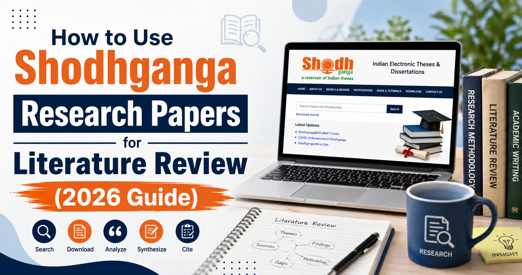 How to Use Shodhganga Research Papers for Literature Review (2026 Guide)